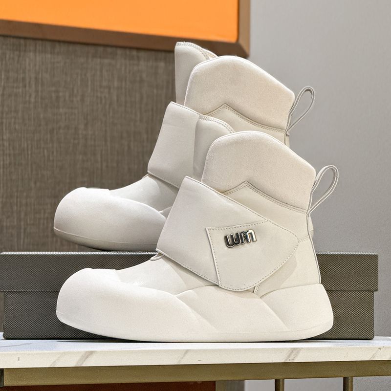 Women Shoes Luxury Brand - รองเท้าบูทฤดูหนาวของผู้หญิงแบรนด์เดิมหรูหราหนังแท้รองเท้าบูทหิมะขนนุ่มน้ำหนักเบากันน้ำรองเท้ากันลื่นสำหรับผู้หญิง