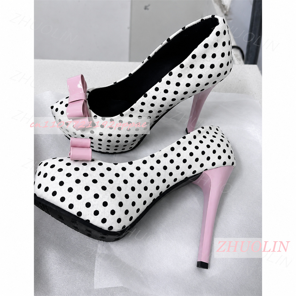 รองเท้าส้นสูงผู้หญิง สีขาวดำลา - Women Shoes Us To Eu บทวิจารณ์และราคา