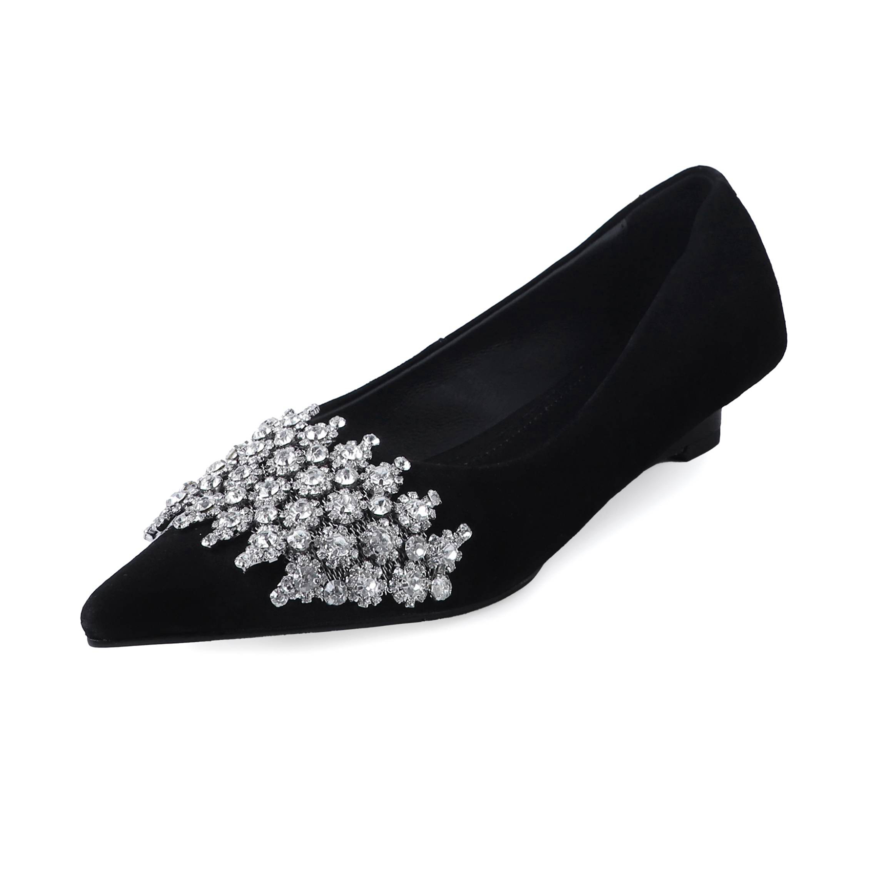 รองเท้าส้นสูงหัวแหลมหนังวัวแท้ - Women Shoes Luxury Brand บทวิจารณ์และราคา