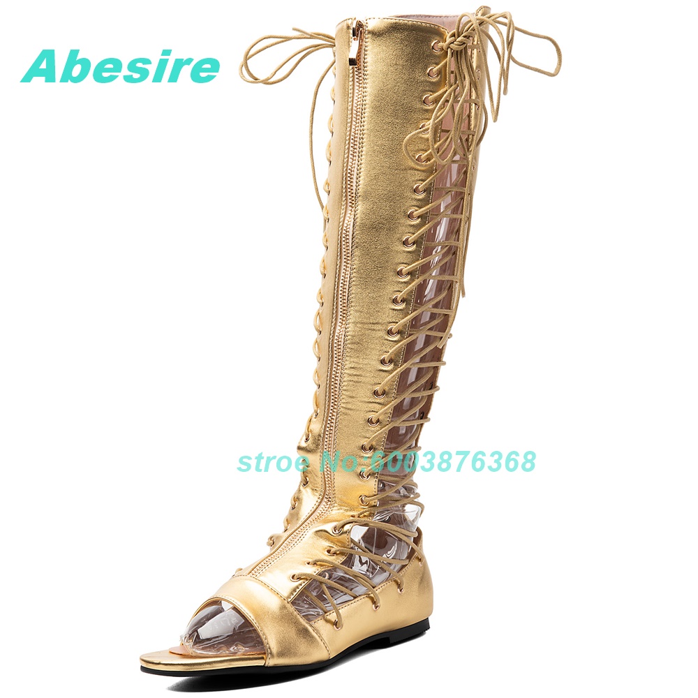 รองเท้าแตะส้นเตี้ยแบบเปิดนิ้วเ - Women Shoes Boots บทวิจารณ์และราคา