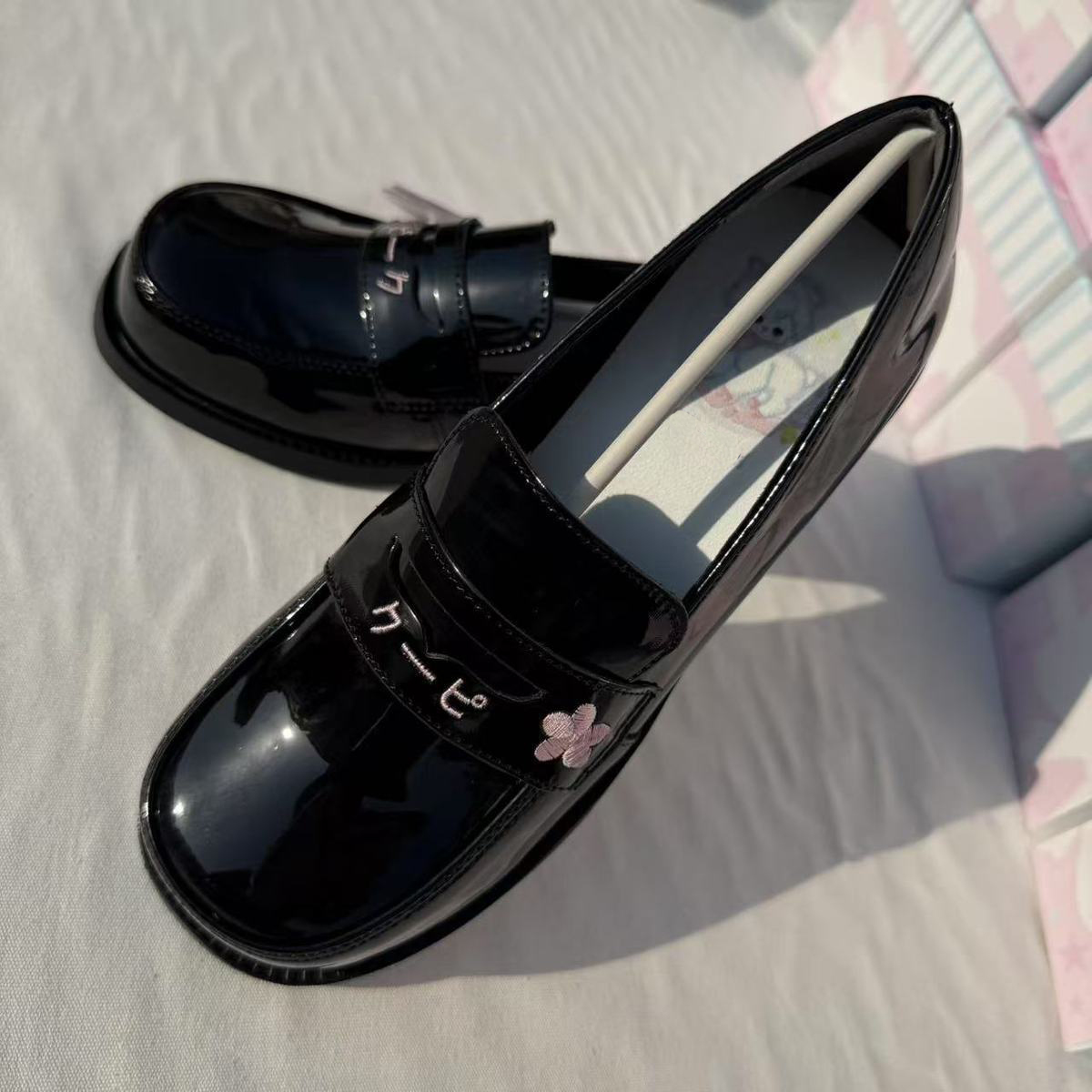 รองเท้าสไตล์ญี่ปุ่นสุดน่ารักสำ - Women Shoes Loafers บทวิจารณ์และราคา