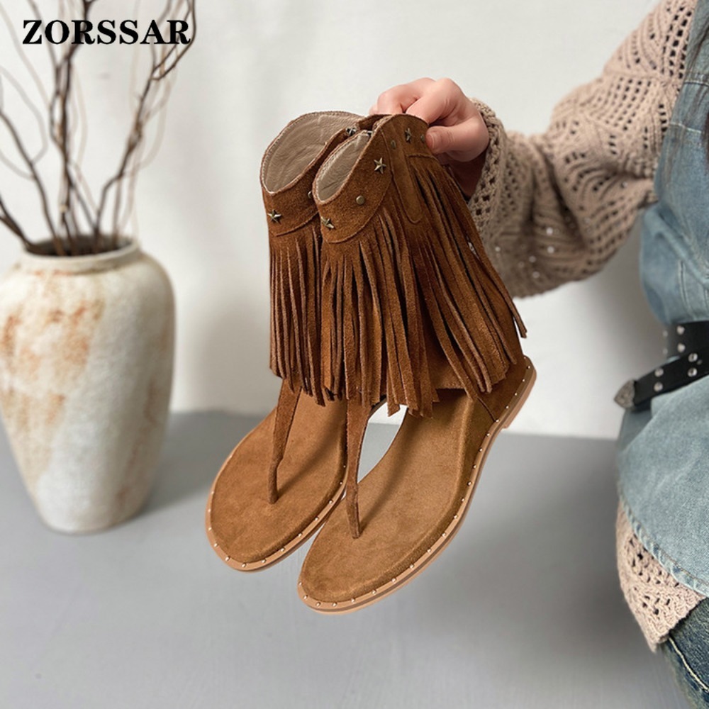 รองเท้าบูทส้นเตารีดแบบรัดส้นปร - Women Shoes Boots บทวิจารณ์และราคา