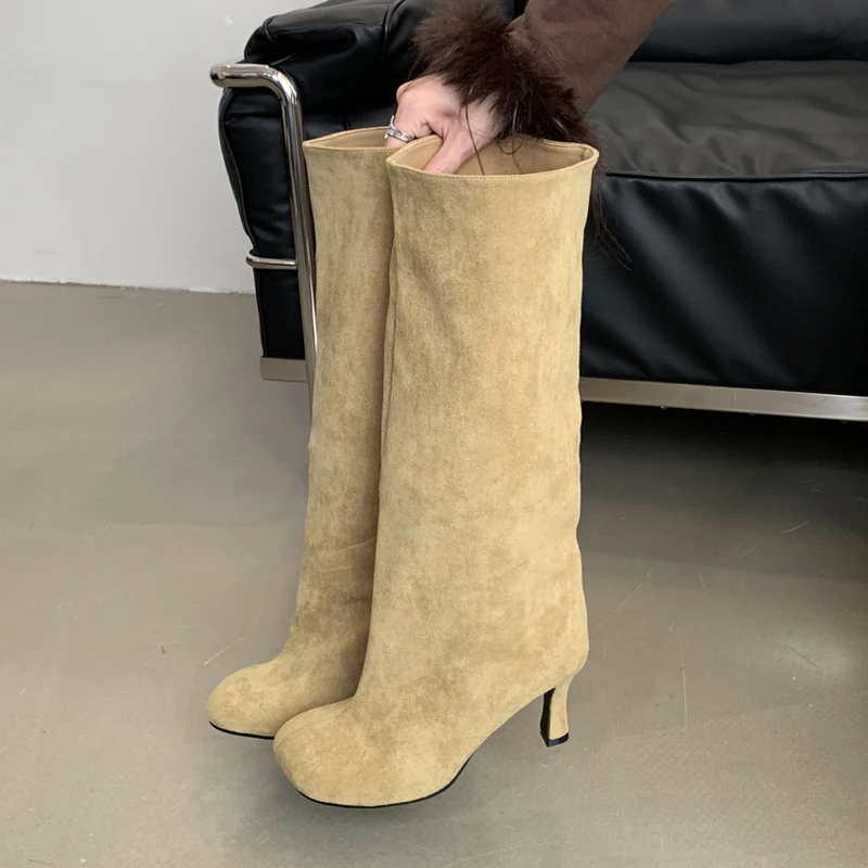 Eilyken ฤดูหนาว Street สไตล์รอ - Knee High Boots Women บทวิจารณ์และราคา
