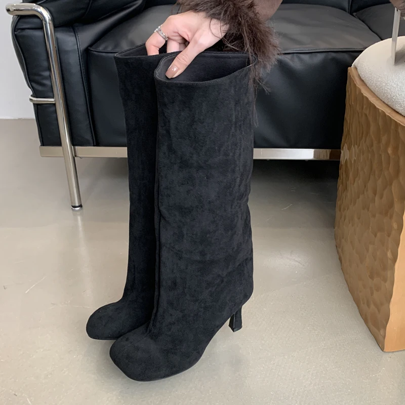 Eilyken ฤดูหนาว Street สไตล์รอ - Knee High Boots Women บทวิจารณ์และราคา