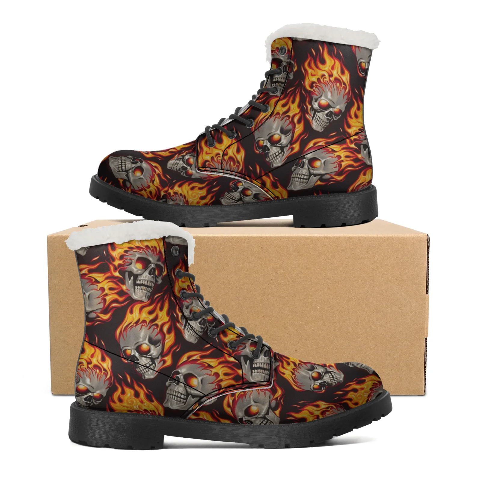 รองเท้าบูทลายหัวกะโหลกสำหรับผู - Women Shoes Us To Eu บทวิจารณ์และราคา