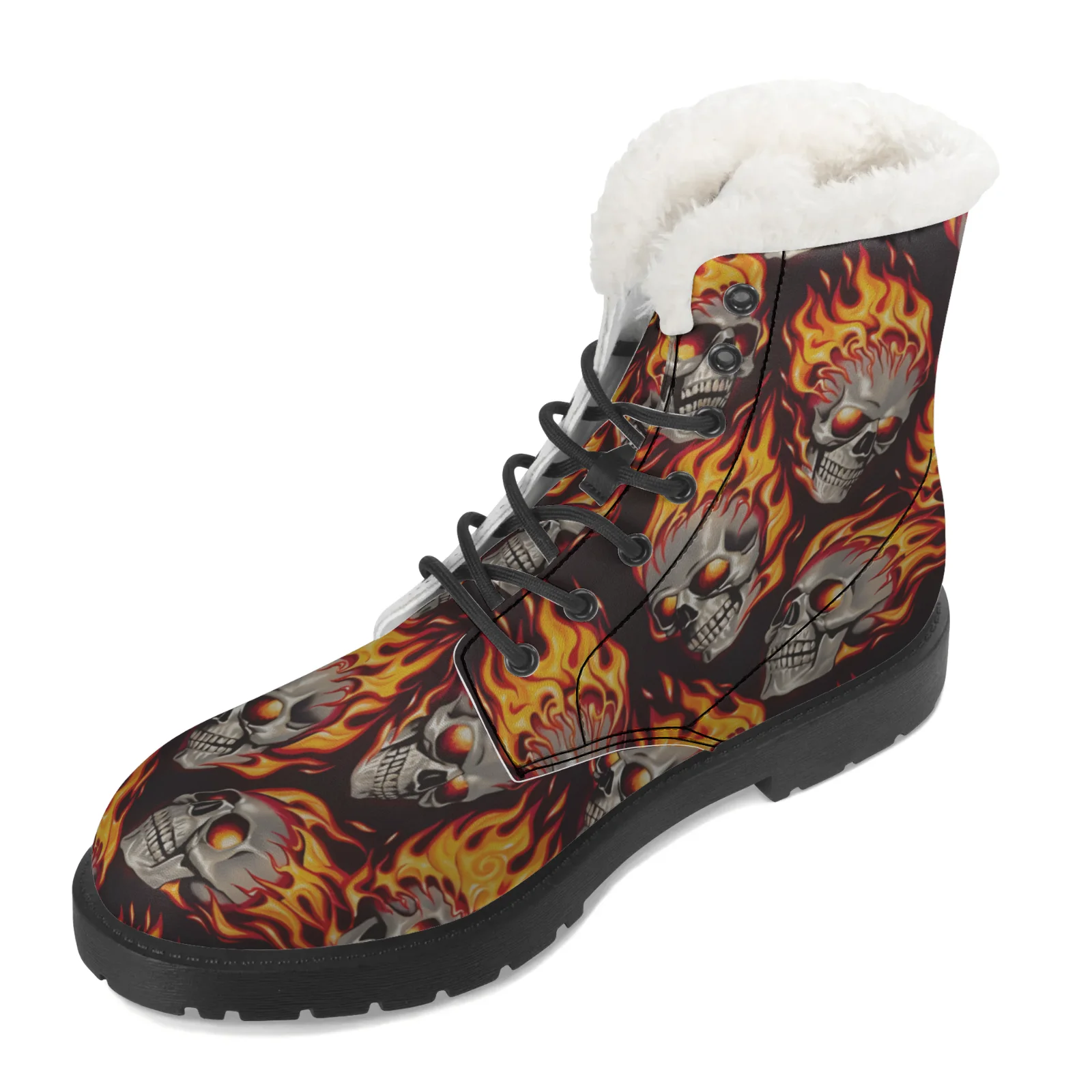 รองเท้าบูทลายหัวกะโหลกสำหรับผู - Women Shoes Us To Eu บทวิจารณ์และราคา