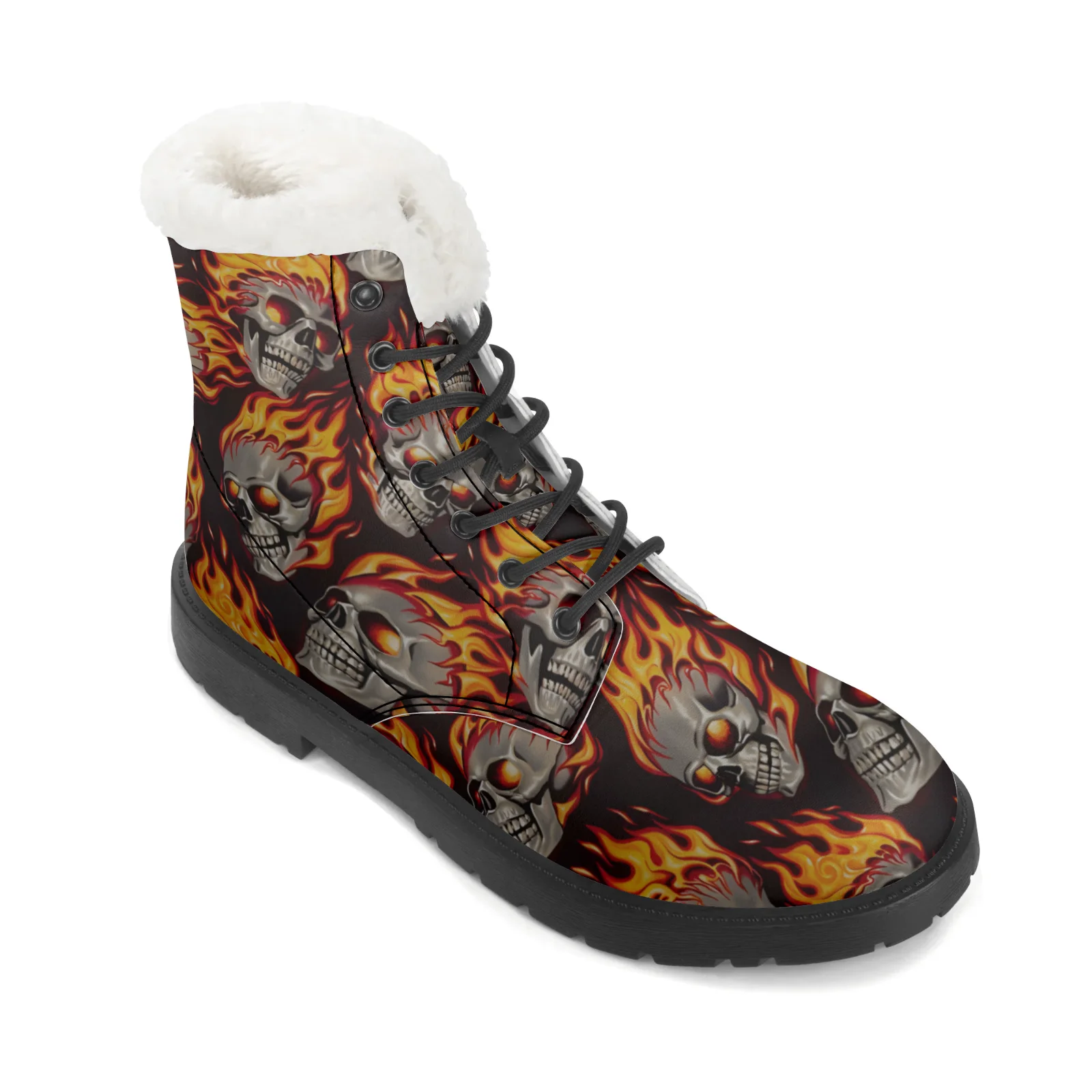 รองเท้าบูทลายหัวกะโหลกสำหรับผู - Women Shoes Us To Eu บทวิจารณ์และราคา