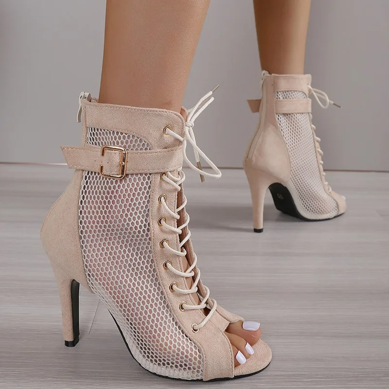 2024รองเท้าแตะผู้หญิงแฟชั่นส้น - Women Shoes Boots บทวิจารณ์และราคา