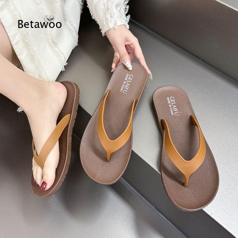 รองเท้าแตะแบบสวมสำหรับผู้หญิง  - Thong Flat Sandal บทวิจารณ์และราคา