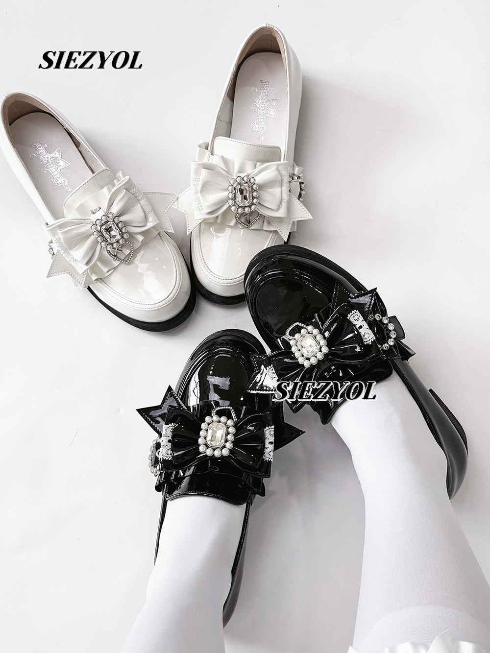 รองเท้าหนังสไตล์ญี่ปุ่นแบบดั้ง - Women Shoes Loafers บทวิจารณ์และราคา
