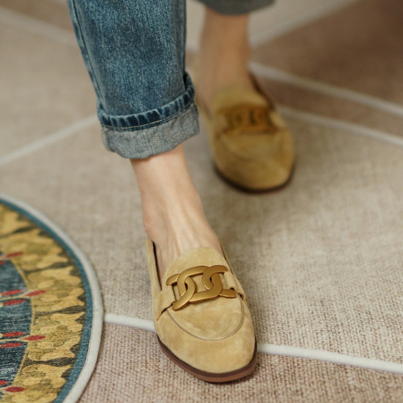 หนังนิ่มหนังผู้หญิง Loafers ฤด - Women Shoes Loafers บทวิจารณ์และราคา