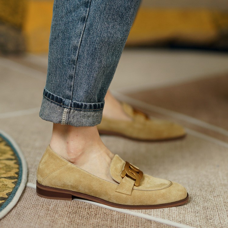 หนังนิ่มหนังผู้หญิง Loafers ฤด - Women Shoes Loafers บทวิจารณ์และราคา