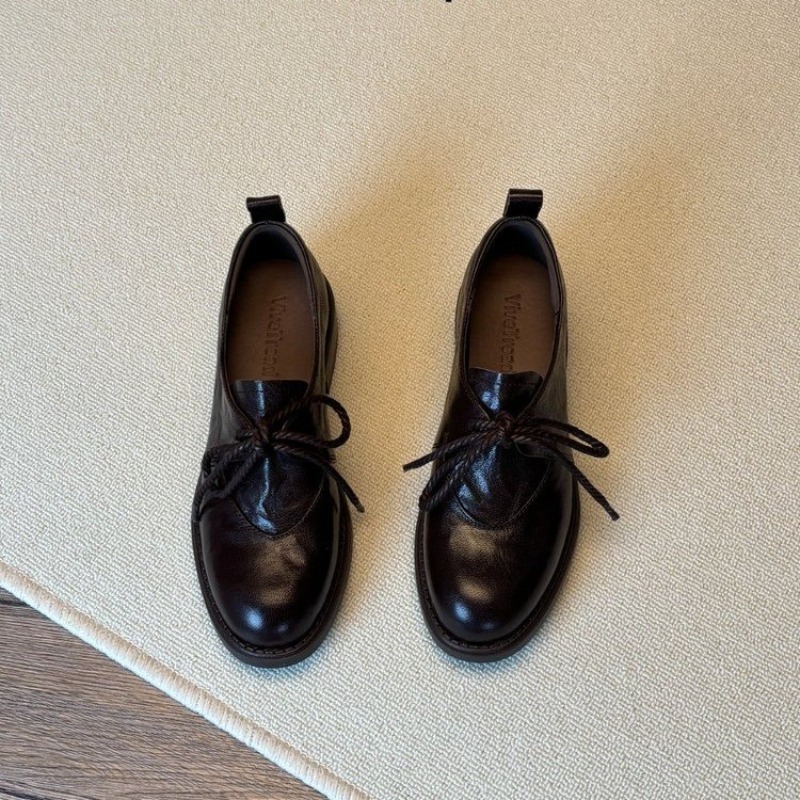 รองเท้าโลฟเฟอร์แบบผูกเชือกสไตล - Women Shoes Loafers บทวิจารณ์และราคา