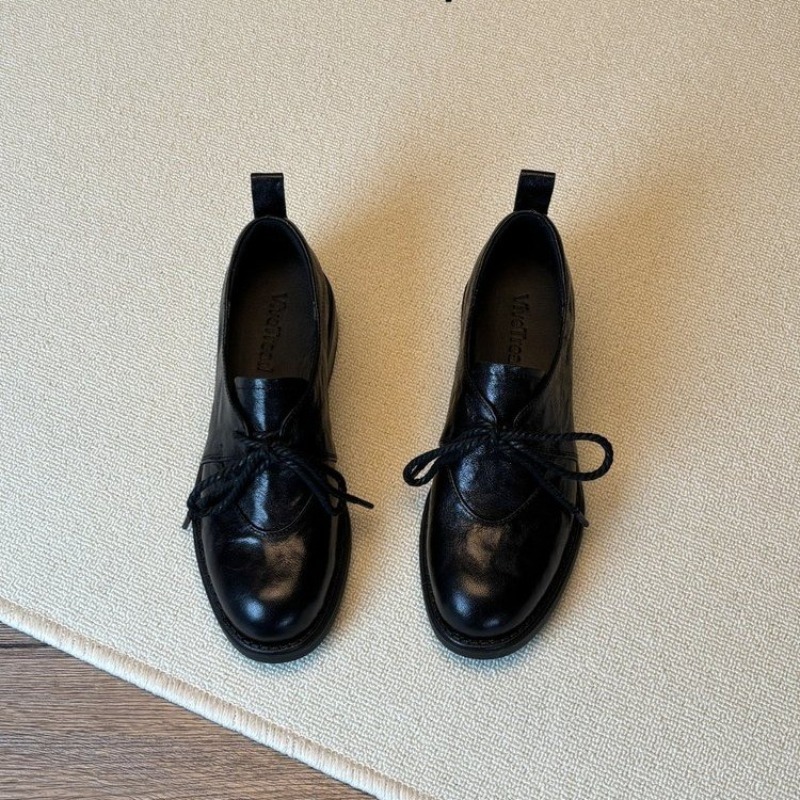 รองเท้าโลฟเฟอร์แบบผูกเชือกสไตล - Women Shoes Loafers บทวิจารณ์และราคา