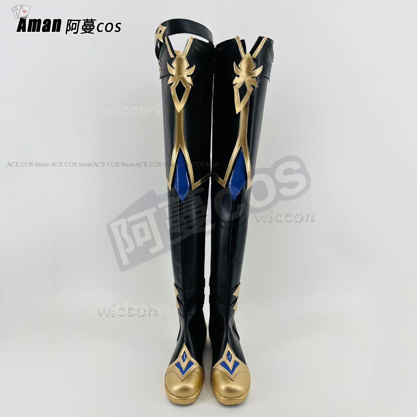 เก็นชิน อิมแพ็ค โลเฮน ไฮ นี บู - Knee High Boots Women บทวิจารณ์และราคา