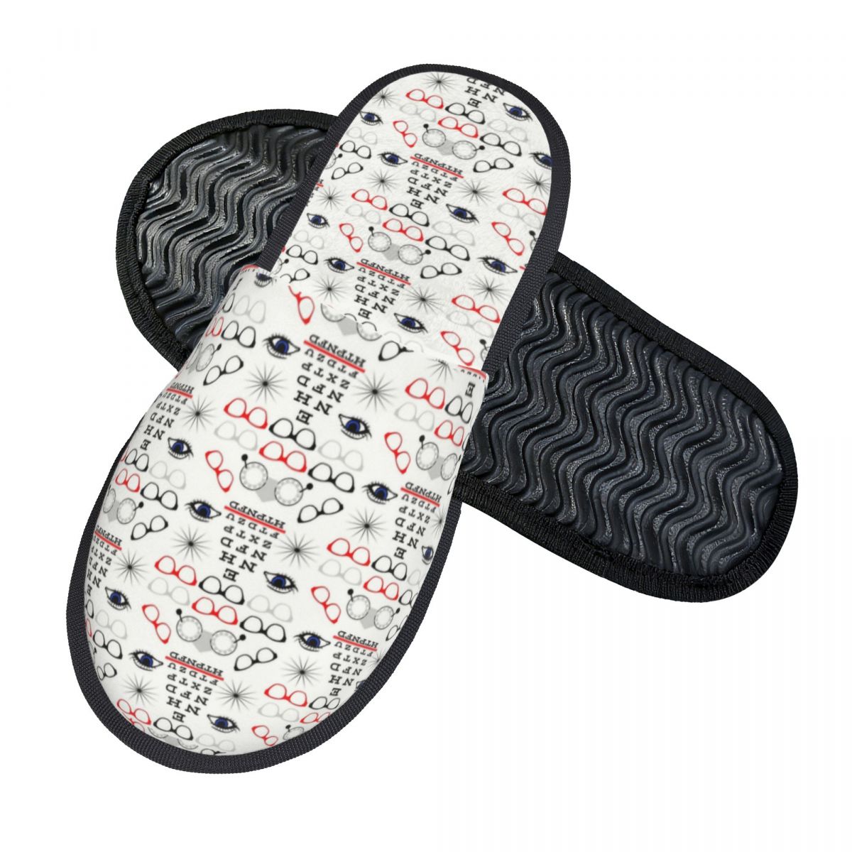 รองเท้าแตะลายกราฟิกตรวจสายตาตล - Women Shoes Chart Size บทวิจารณ์และราคา