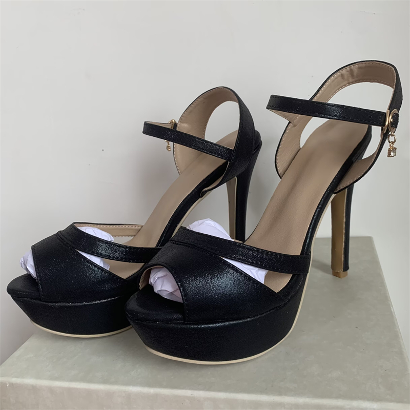 แฟชั่นผู้หญิงรองเท้าแตะฤดูร้อน - Metallic Heel Sandal บทวิจารณ์และราคา