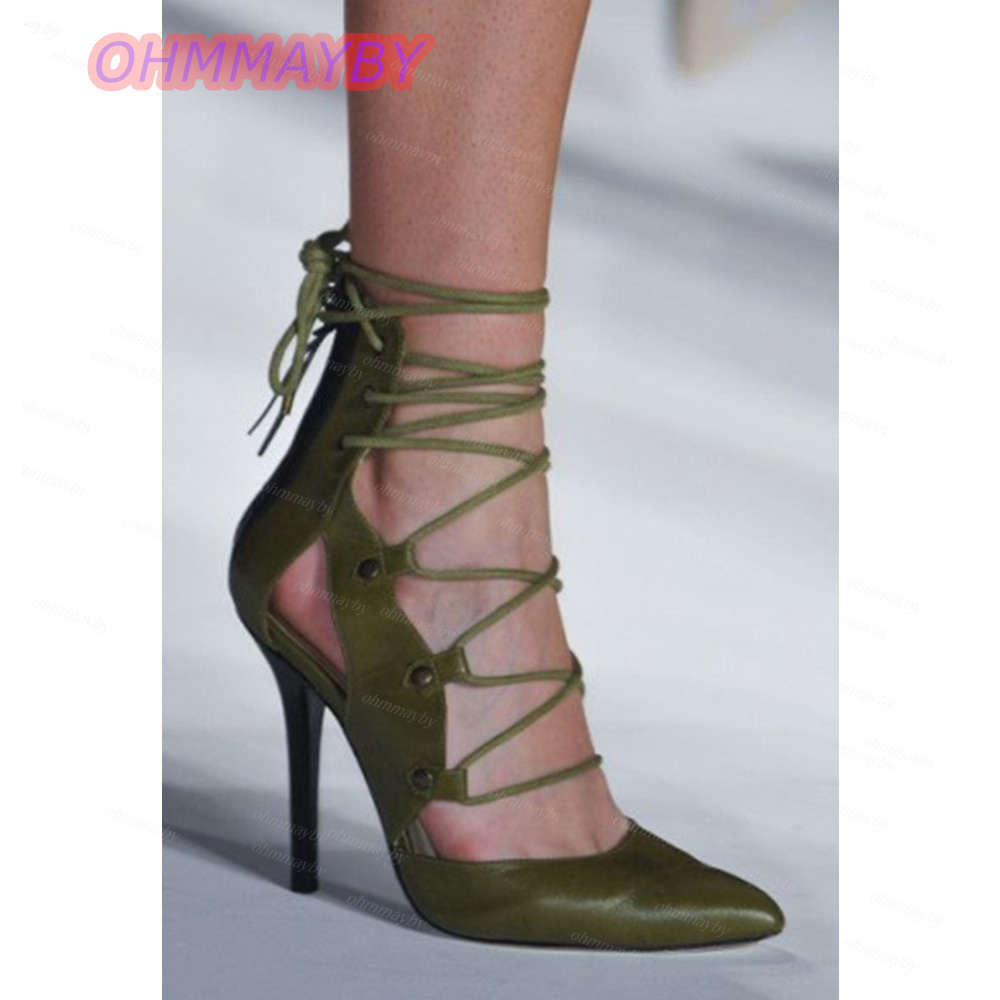 รองเท้าส้นสูงสีเขียวมะกอกสำหรั - Women Shoes Us To Eu บทวิจารณ์และราคา