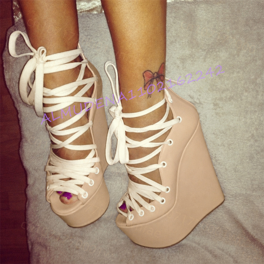 รองเท้าส้นสูงแบบแพลตฟอร์มสีชมพ - Women Shoes Us To Eu บทวิจารณ์และราคา