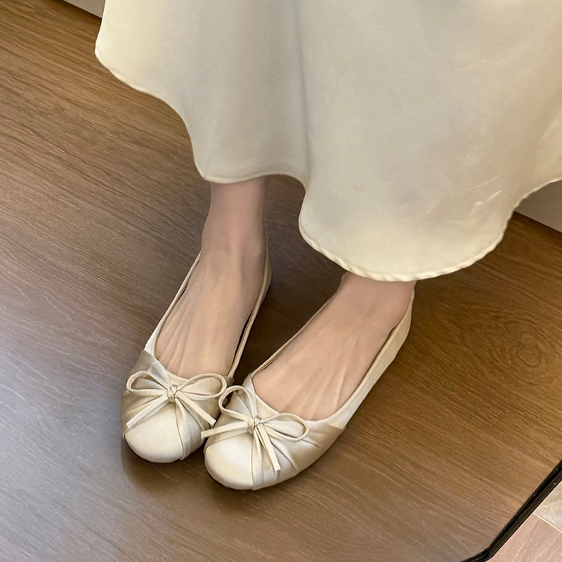 รองเท้าส้นเตี้ยแบบสวมสไตล์หวาน - Women Shoes Loafers บทวิจารณ์และราคา