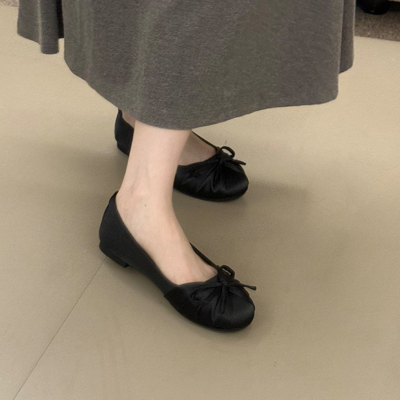 รองเท้าส้นเตี้ยแบบสวมสไตล์หวาน - Women Shoes Loafers บทวิจารณ์และราคา