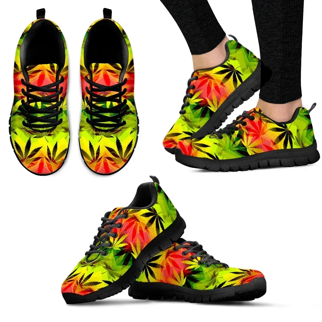 รองเท้าผ้าใบผู้หญิงลายใบกัญชาแ - Women Shoes Luxury Brand บทวิจารณ์และราคา