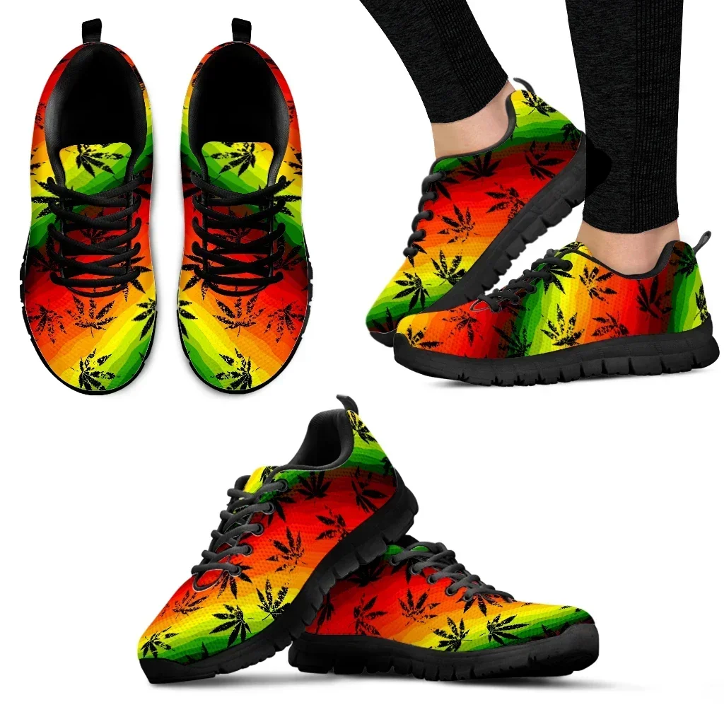 รองเท้าผ้าใบผู้หญิงลายใบกัญชาแ - Women Shoes Luxury Brand บทวิจารณ์และราคา