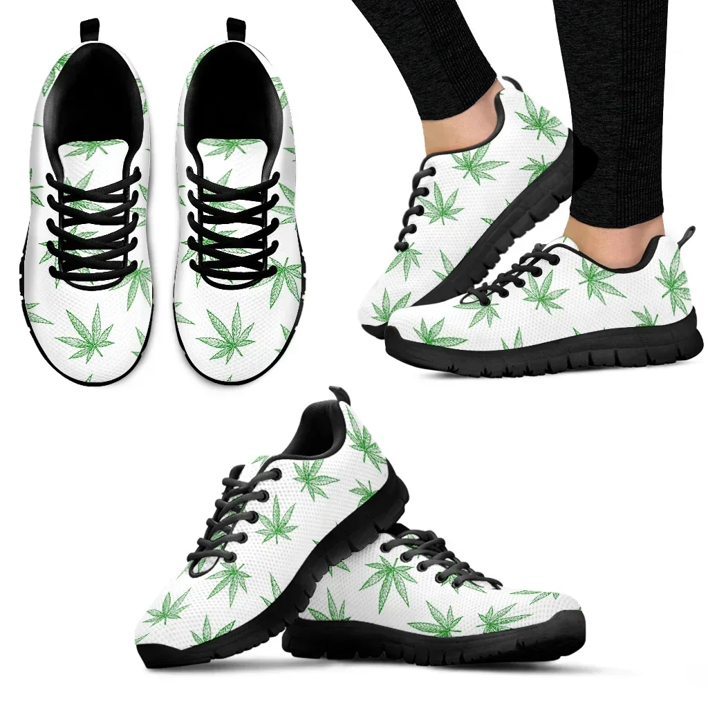รองเท้าผ้าใบผู้หญิงลายใบกัญชาแ - Women Shoes Luxury Brand บทวิจารณ์และราคา
