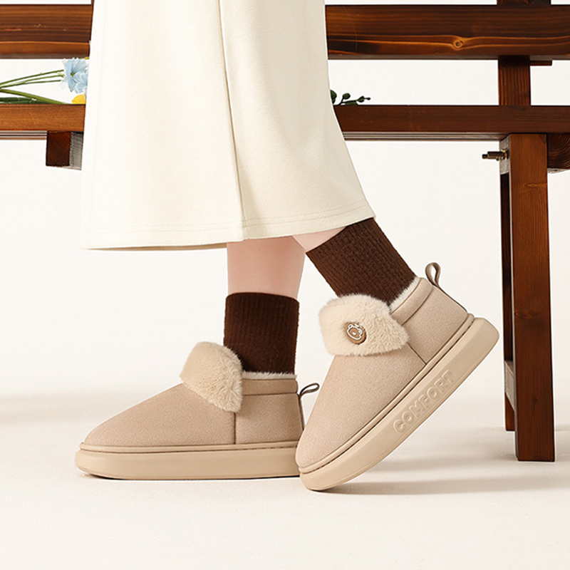 รองเท้าแตะผ้าฝ้ายหุ้มข้อสำหรับ - Women Shoes Boots บทวิจารณ์และราคา