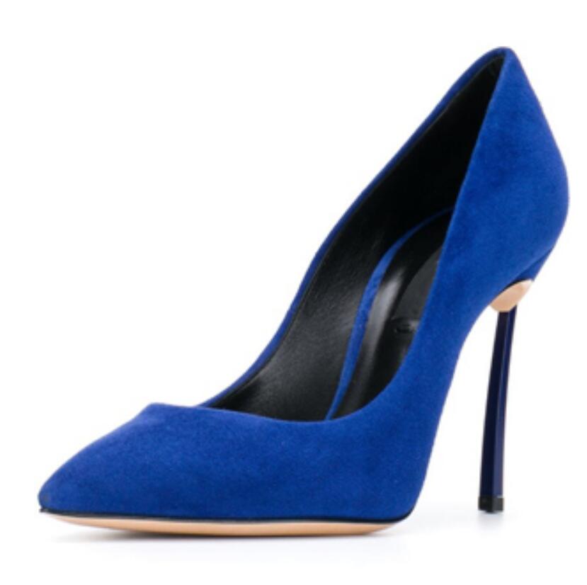 รองเท้าส้นสูงปลายแหลมแบบสวม ส้ - Court Heel Pointed บทวิจารณ์และราคา