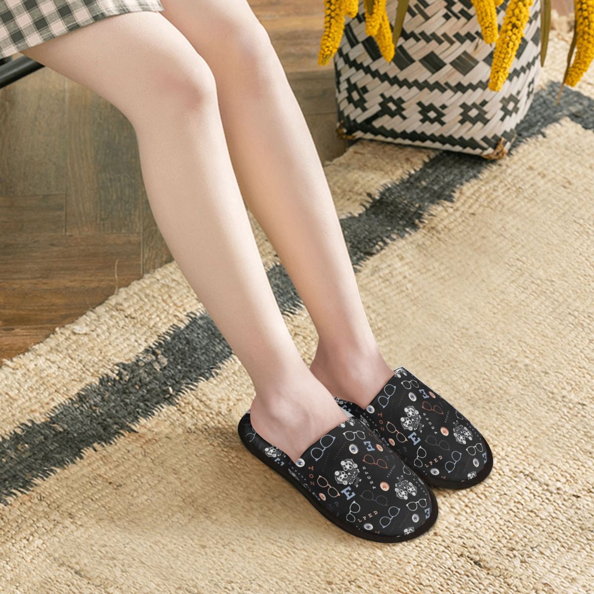 รองเท้าแตะพิมพ์ลายตามสั่งสำหรั - Women Shoes Chart Size บทวิจารณ์และราคา