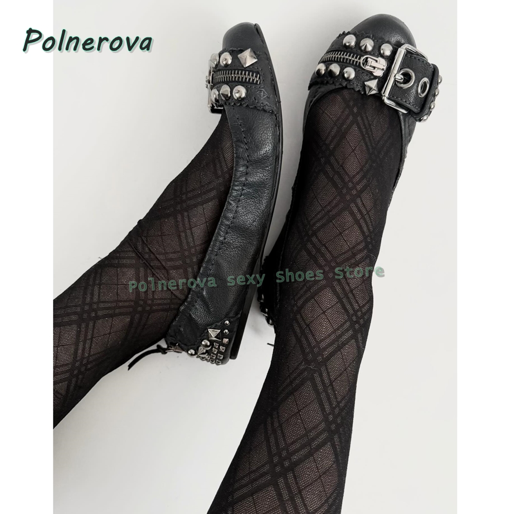 รองเท้าส้นเตี้ยแบบมีซิปประดับต - Women Shoes Loafers บทวิจารณ์และราคา