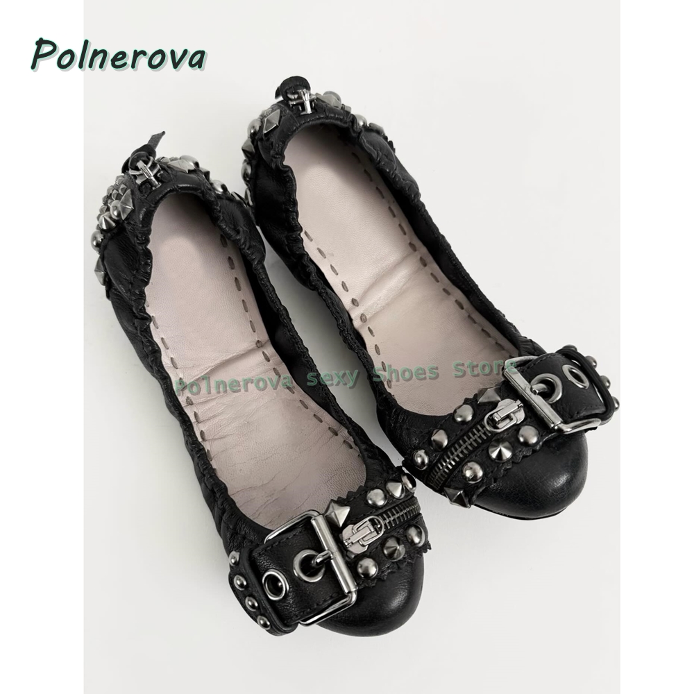 รองเท้าส้นเตี้ยแบบมีซิปประดับต - Women Shoes Loafers บทวิจารณ์และราคา