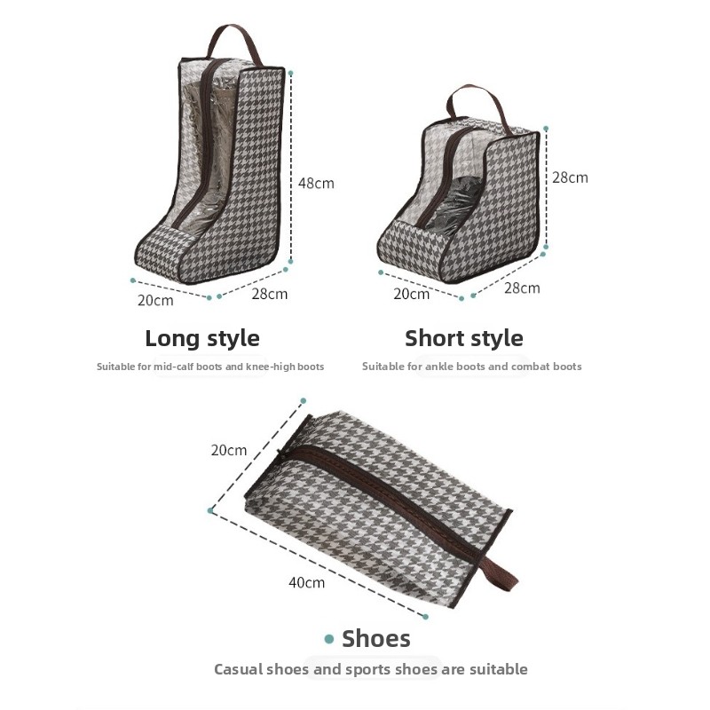 ถุงเก็บรองเท้าบูทยาวพร้อมหน้าต - Women Shoes Boots บทวิจารณ์และราคา