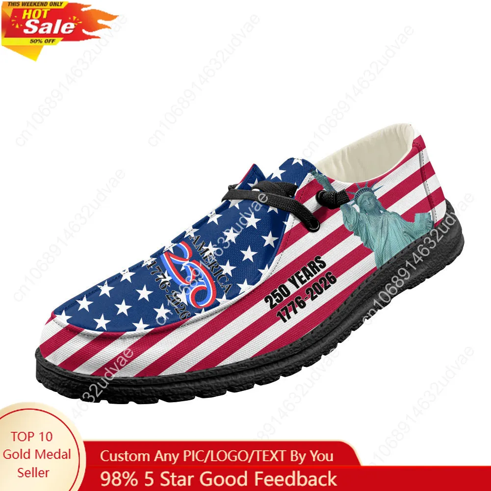อเมริกาครบรอบ 250 ปี 1776-2026 - Women'S Shoes Loafers Black บทวิจารณ์และราคา