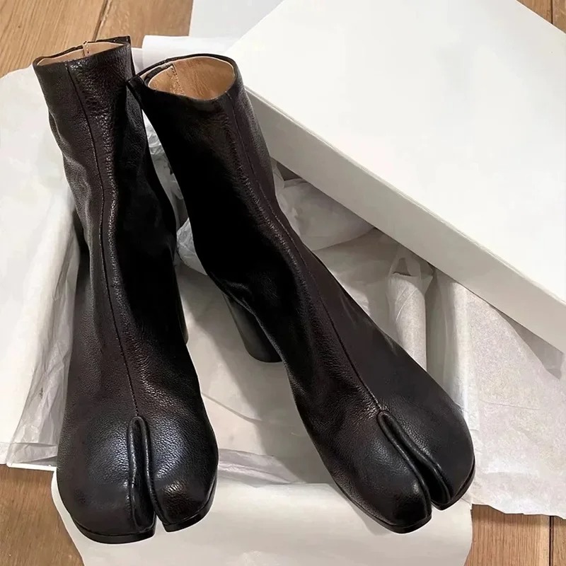 รองเท้าบูทหนังแท้แบรนด์หรูสำหร - Women Shoes Luxury Brand บทวิจารณ์และราคา