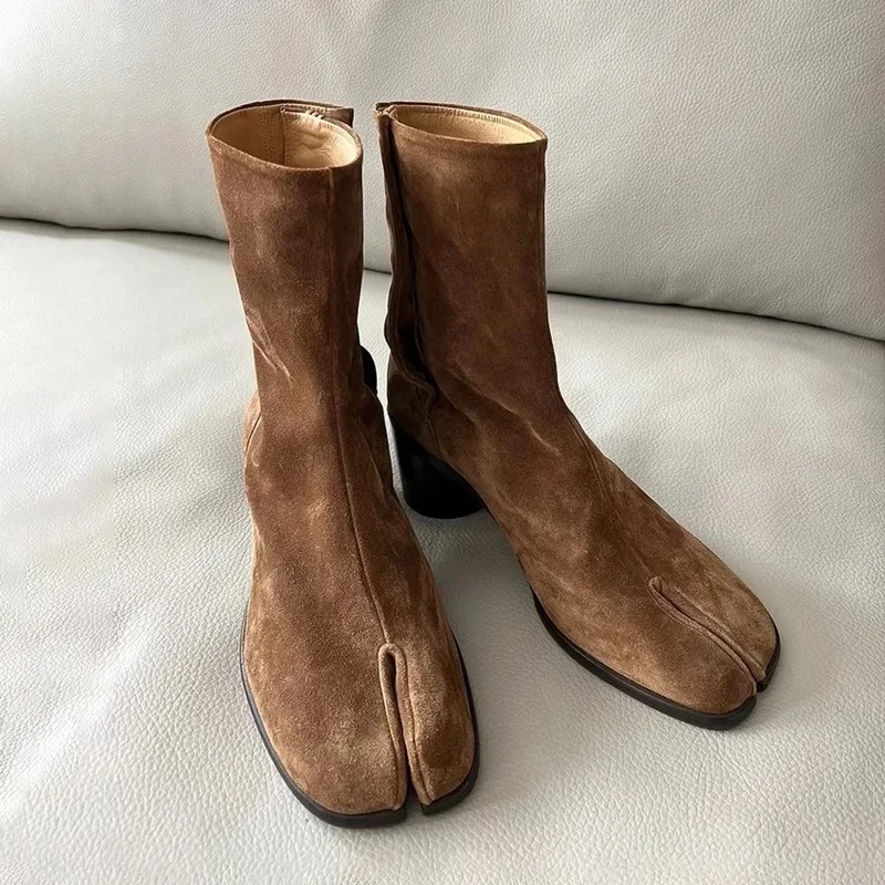 รองเท้าบูทหนังแท้แบรนด์หรูสำหร - Women Shoes Luxury Brand บทวิจารณ์และราคา