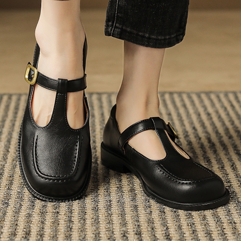 รองเท้าส้นเตี้ยสตรีแบบสบาย ๆ ห - Women'S Shoes Loafers Black บทวิจารณ์และราคา