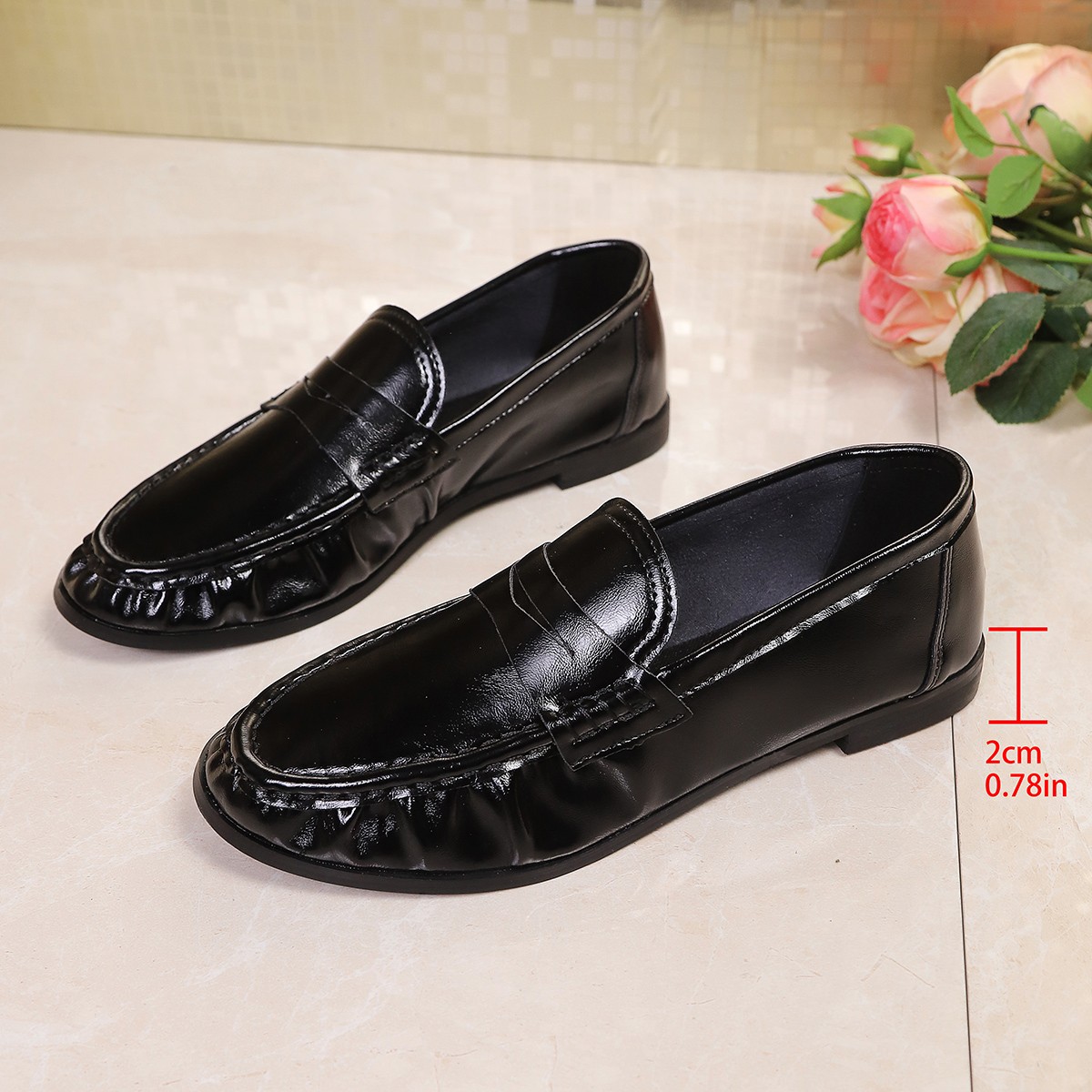 รองเท้าโลฟเฟอร์ลายงูสำหรับผู้ห - Women'S Shoes Loafers Black บทวิจารณ์และราคา