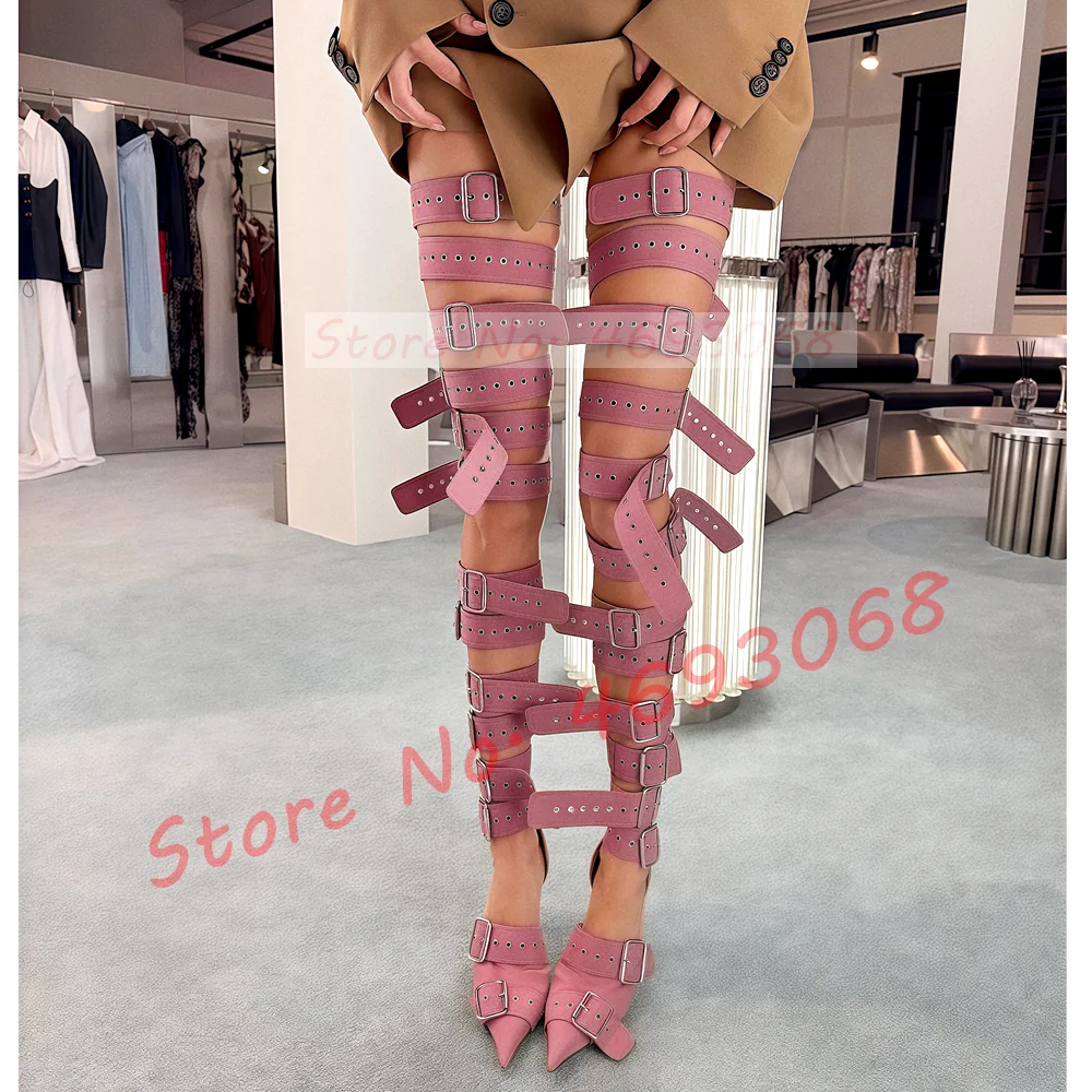 รองเท้าส้นสูงแบบรัดข้อเท้าสีนู - Metallic Heel Sandal บทวิจารณ์และราคา