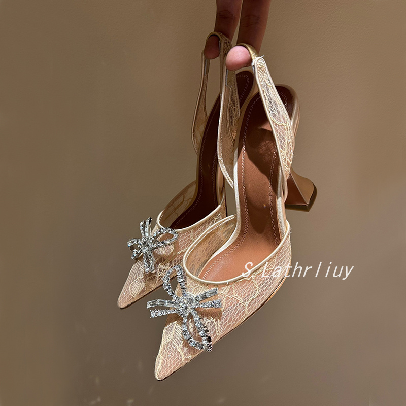 รองเท้าส้นสูงประดับดอกไม้คริสต - Rhinestone Sandal Women บทวิจารณ์และราคา