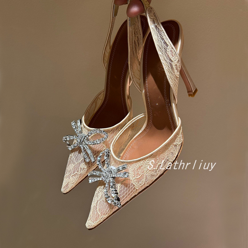 รองเท้าส้นสูงประดับดอกไม้คริสต - Rhinestone Sandal Women บทวิจารณ์และราคา